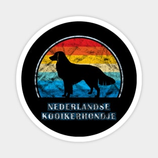 Nederlandse Kooikerhondje Vintage Design Dog Magnet